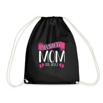 Bientôt maman 2023 - Sac de sport léger - noir - Devant