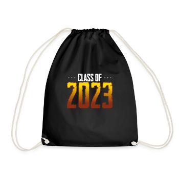 Class of 2023 - Drawstring Bag - black - Front