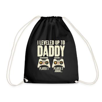 Je suis passé à Daddy Cool Art à bientôt - Sac de sport léger - noir - Devant