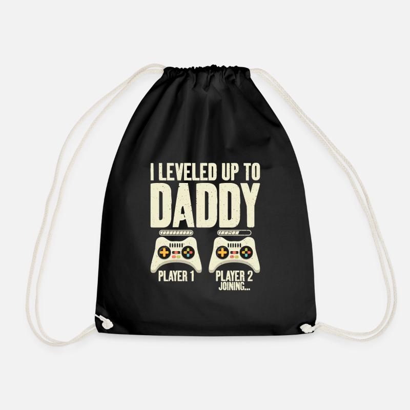 Ich Bin Zu Daddy Cool Art Aufgestiegen, Um Bald - Turnbeutel - Schwarz