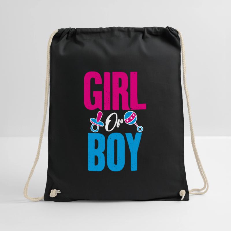 Mädchen Oder Junge? Bald Eltern Des Rosa Oder Turnbeutel