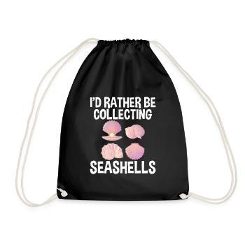 Collecter des coquillages Collecteur de coquillages - Sac de sport léger - noir - Devant