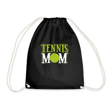 Tennis mom - Drawstring Bag - black - Front