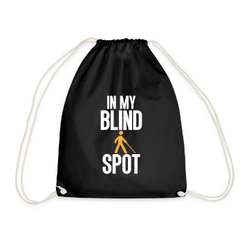 Blind awareness for Bline people - You are in - Drawstring Bag - black - Front