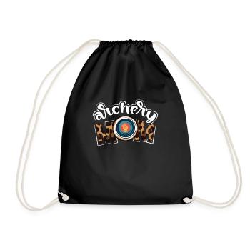 Archery Mama - Drawstring Bag - black - Front