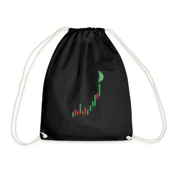 Diagramme cryptographique vert - Sac de sport léger - noir - Devant