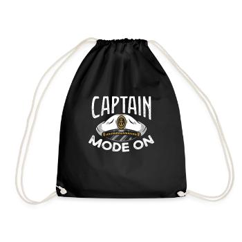 Mode Capitaine activé - Sac de sport léger - noir - Devant
