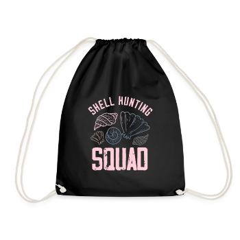 Escouade de chasse aux coquillages Design pour un amateur de bombardement - Sac de sport léger - noir - Devant