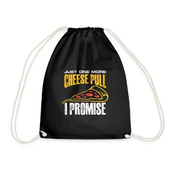 juste un tirage de fromage de plus je promets Design - Sac de sport léger - noir - Devant