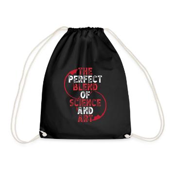 The perfect blend of science - Drawstring Bag - black - Front