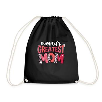 La plus grande mère du monde - Sac de sport léger - noir - Devant