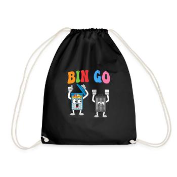 Joueur de bingo Bin Go, l’expert sportif - Sac de sport léger - noir - Devant