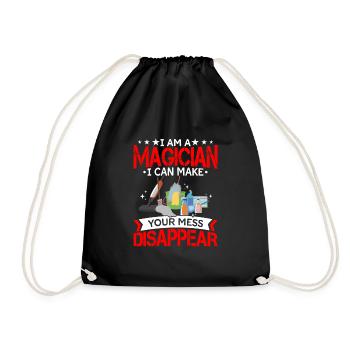 Making chaos disappear Administrator Housekeeper - Drawstring Bag - black - Front