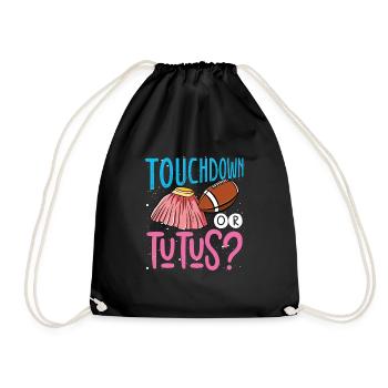 Touchdown ou Tutus - Sac de sport léger - noir - Devant