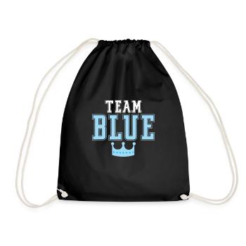 Couronne bleue de l’équipe - Sac de sport léger - noir - Devant