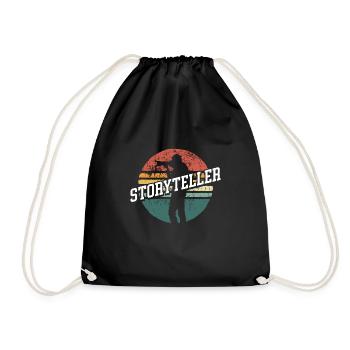 Cinematographer Storyteller Colorful - Drawstring Bag - black - Front