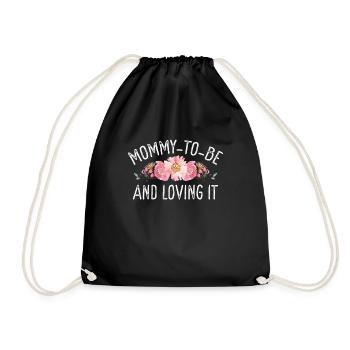 Être maman et aimer ça - Sac de sport léger - noir - Devant