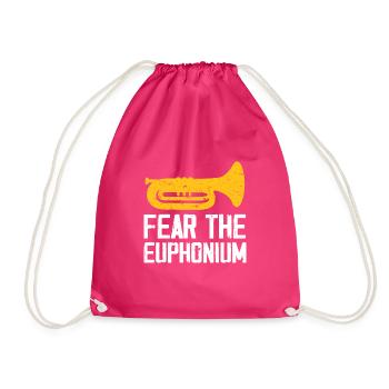 Fear the Euphonium - Turnbeutel - Fuchsia - Vorne