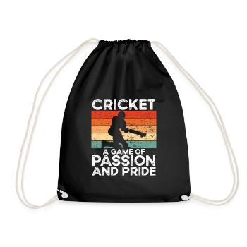A game of passion and passion - Drawstring Bag - black - Front