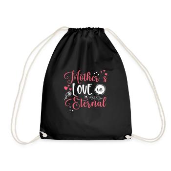 L’amour de la mère est éternel - Sac de sport léger - noir - Devant