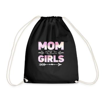 Mère de filles - Sac de sport léger - noir - Devant