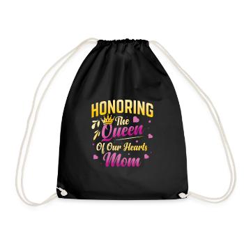 La Reine de nos cœurs - Sac de sport léger - noir - Devant