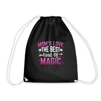 Les mères aiment la meilleure sorte de magie - Sac de sport léger - noir - Devant