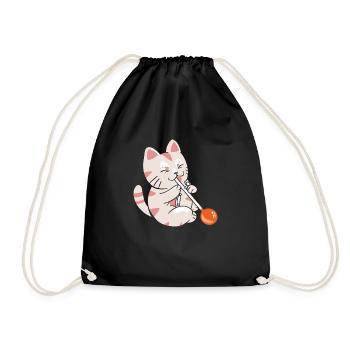 Glasbläserkatze Glasbläser Glasarbeiter - Turnbeutel - Schwarz - Vorne