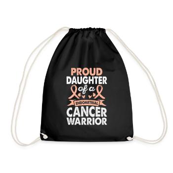 Daughter of - Drawstring Bag - black - Front