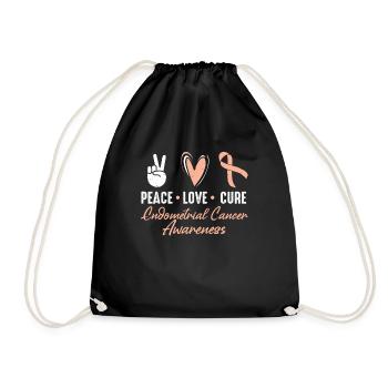 Cure d’amour de paix - Sac de sport léger - noir - Devant