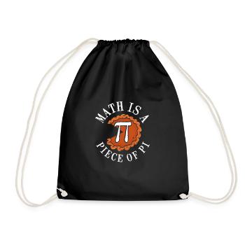 Les mathématiques sont un morceau de Pi - Sac de sport léger - noir - Devant