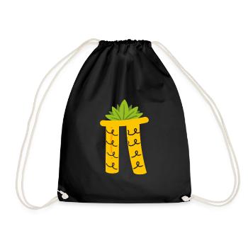 Pi comme ananas - Sac de sport léger - noir - Devant