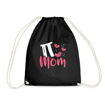 Pi Mama le jour de la fête des mères - Sac de sport léger - noir - Devant
