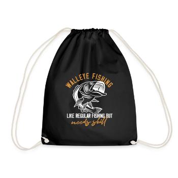 La pêche au doré jaune aime la pêche régulière mais a besoin - Sac de sport léger - noir - Devant