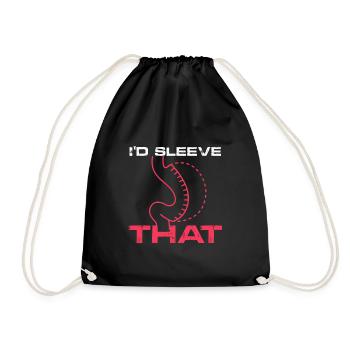 Je mettrais cette manche gastrectomie - Sac de sport léger - noir - Devant