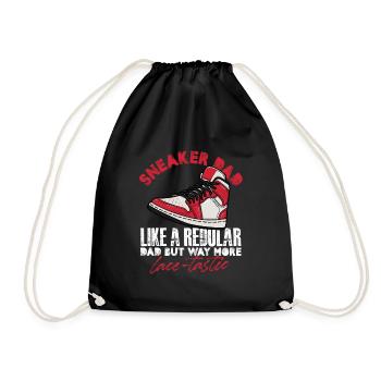 Papa basket comme papa normal mais beaucoup plus - Sac de sport léger - noir - Devant