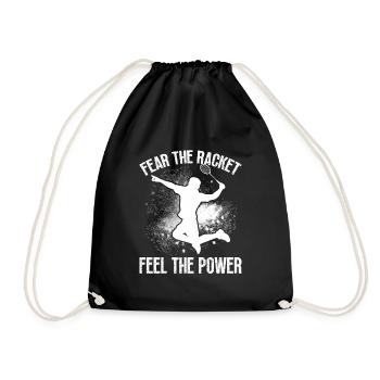 Craignez le voyou, ressentez - Sac de sport léger - noir - Devant