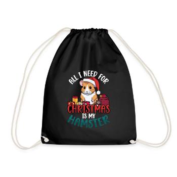 Mon hamster est le meilleur - Sac de sport léger - noir - Devant