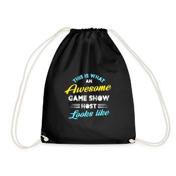 Voici à quoi ressemble un animateur de jeu télévisé génial - Sac de sport léger - noir - Devant
