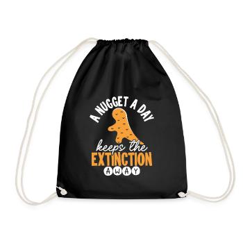 Une pépite par jour maintient l’extinction - Sac de sport léger - noir - Devant