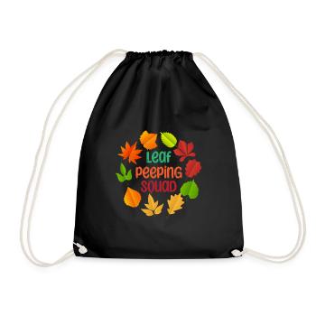 Leaf Peeping Squad Autumn Leaf Peeper - Sac de sport léger - noir - Devant