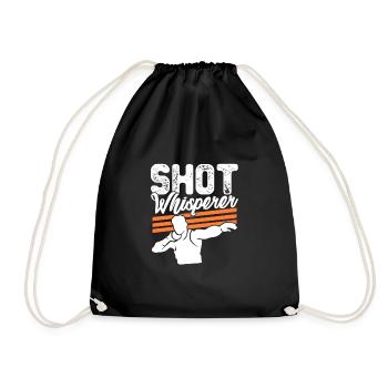 Shot Whisperer Heavy Ball Throwing Shot Put - Turnbeutel - Schwarz - Vorne