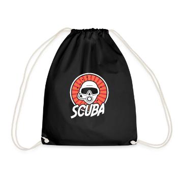 Plongée sous-marine Exploration sous-marine Oxygène Plongée sous-marine - Sac de sport léger - noir - Devant