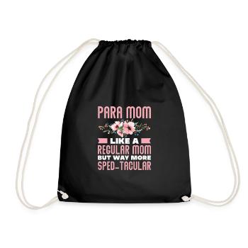 Para Mom like a regular Mom But way more - Turnbeutel - Schwarz - Vorne