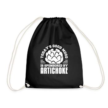 Today's Good Mood Is Sponsored By Artichoke - Turnbeutel - Schwarz - Vorne