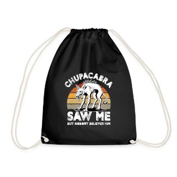 Chupacabra m’a vu mais personne ne le croit - Sac de sport léger - noir - Devant
