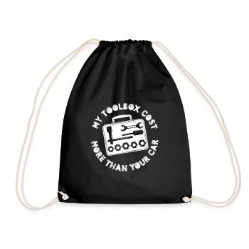 Ma boîte à outils coûte plus cher que votre installateur de CVC de voiture - Sac de sport léger - noir - Devant