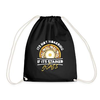C’est de la thésaurisation chaude si c’est du vitrail - Sac de sport léger - noir - Devant