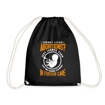 n’aiment pas les avortements placement en famille d’accueil Design - Sac de sport léger - noir - Devant