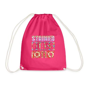 Vitrail Artiste Mosaïque Verre Art - Sac de sport léger - fuchsia - Devant